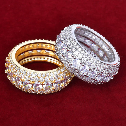 Multi Layer Diamond Ring