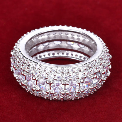 Multi Layer Diamond Ring