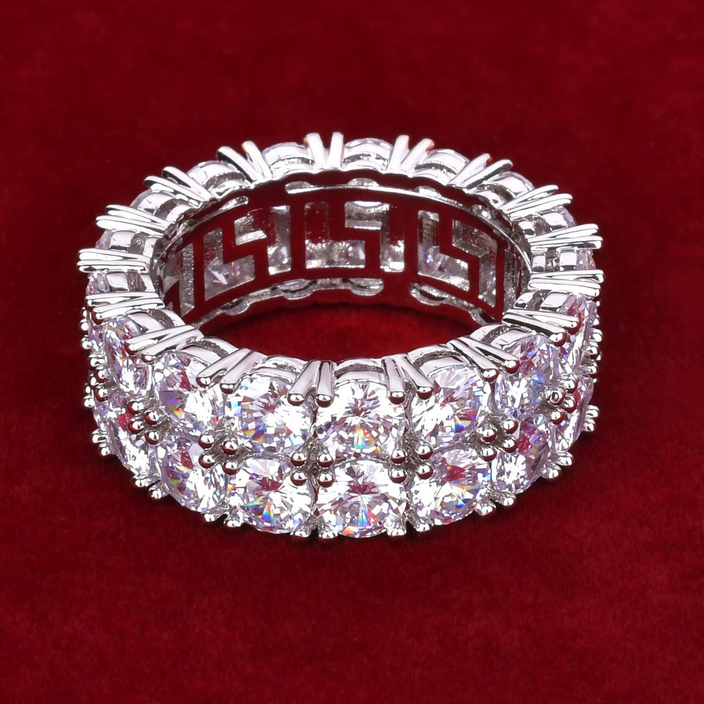 Double Diamond Eternity Ring