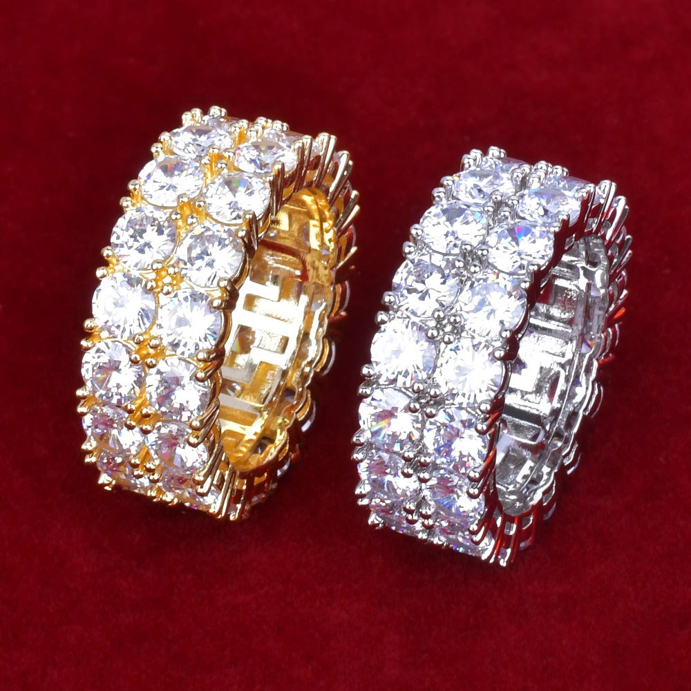 Double Diamond Eternity Ring