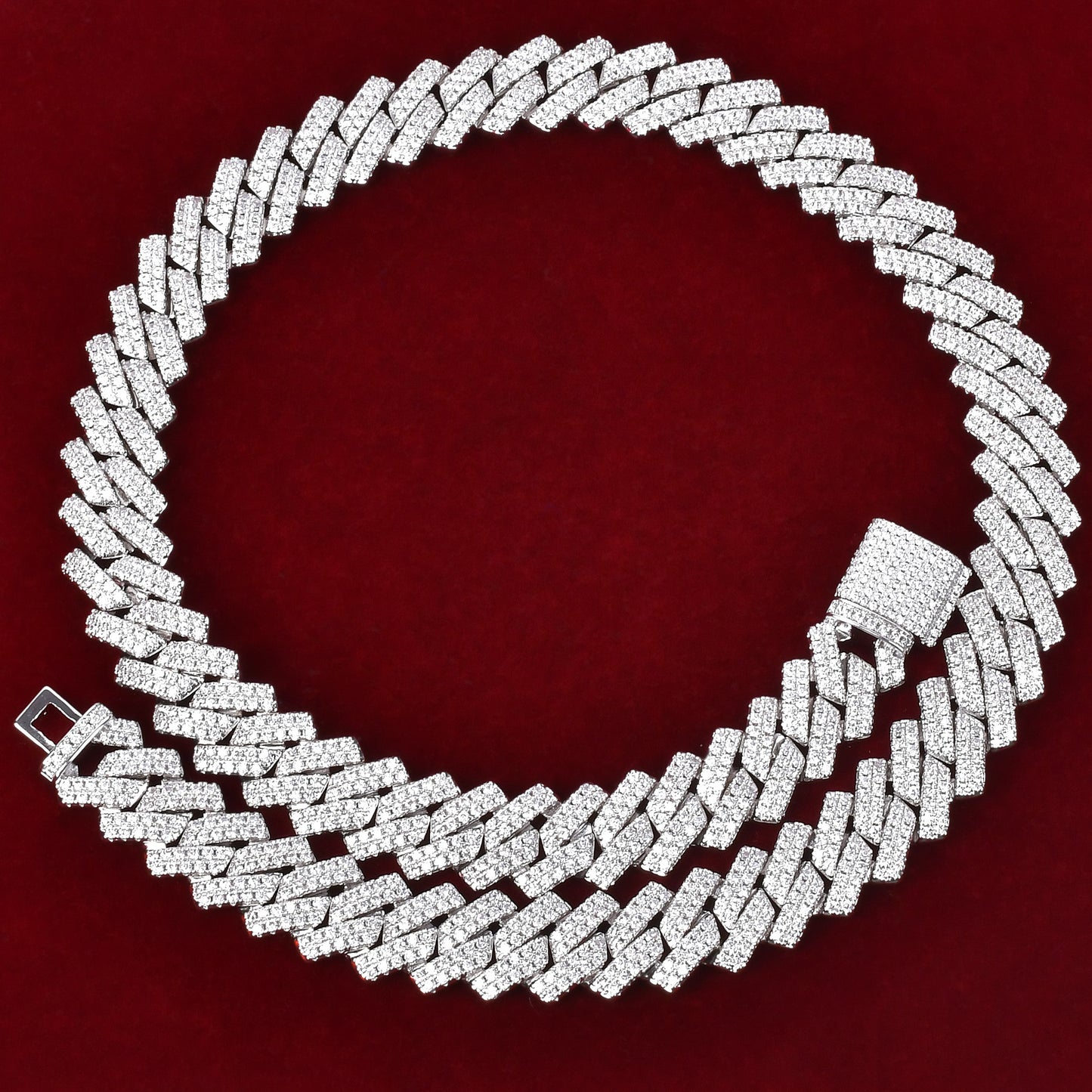 Diamond Prong Cuban Chain