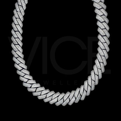 Diamond Prong Cuban Chain